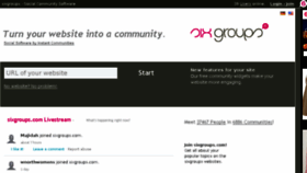 What Sixgroups.com website looked like in 2014 (9 years ago)