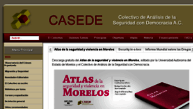 What Seguridadcondemocracia.org website looked like in 2014 (9 years ago)
