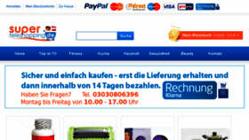 What Superteleshopping.de website looked like in 2014 (9 years ago)