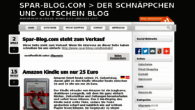 What Spar-blog.com website looked like in 2014 (9 years ago)