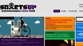 What Shortsup.ro website looked like in 2014 (9 years ago)