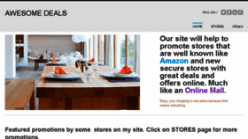 What Seekadeals.com website looked like in 2014 (9 years ago)