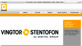 What Stentofon.com website looked like in 2014 (9 years ago)