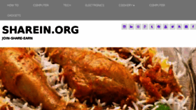 What Sharein.org website looked like in 2014 (10 years ago)