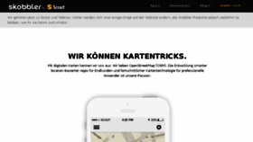 What Skobbler.de website looked like in 2014 (9 years ago)