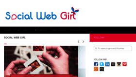 What Socialwebgirl.com website looked like in 2014 (9 years ago)