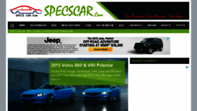 What Specscar.com website looked like in 2014 (9 years ago)