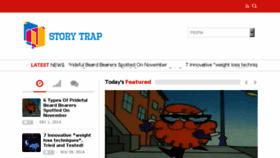 What Storytrap.com website looked like in 2014 (9 years ago)