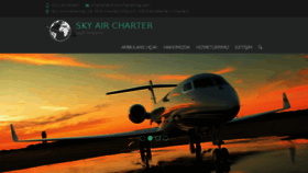 What Skyaircharter.com website looked like in 2014 (9 years ago)