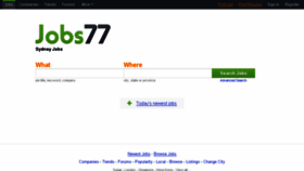 What Sydneyjobs77.com website looked like in 2014 (9 years ago)
