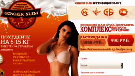 What Slimcoffee.ru website looked like in 2014 (9 years ago)