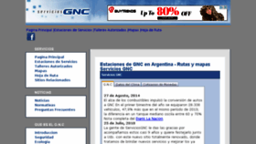 What Serviciosgnc.com.ar website looked like in 2014 (9 years ago)