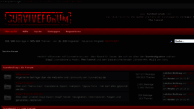 What Surviveforum.com website looked like in 2014 (9 years ago)