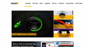 What Sosyalid.net website looked like in 2014 (9 years ago)