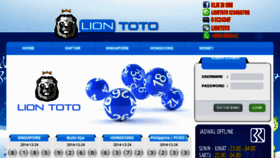 What Singatoto.com website looked like in 2014 (9 years ago)