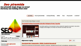 What Seopiramida.pl website looked like in 2014 (9 years ago)