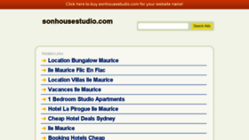 What Sonhousestudio.com website looked like in 2014 (9 years ago)