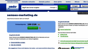 What Semseo-marketing.de website looked like in 2014 (9 years ago)