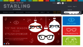 What Starlingeyewear.com website looked like in 2015 (9 years ago)