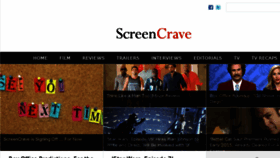 What Screencrave.com website looked like in 2015 (9 years ago)