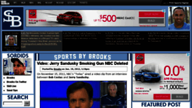What Sportsbybrooks.com website looked like in 2015 (9 years ago)
