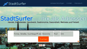 What Stadtsurfer.de website looked like in 2015 (9 years ago)