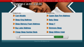 What Sleepcam.com website looked like in 2015 (9 years ago)