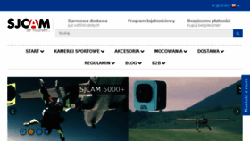 What Sjcam.pl website looked like in 2015 (9 years ago)