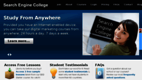 What Searchenginecollege.com website looked like in 2015 (9 years ago)