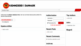 What Soun.dk website looked like in 2015 (9 years ago)