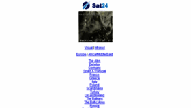 What Sat24.mobi website looked like in 2015 (9 years ago)