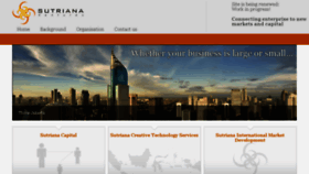 What Sutriana.com website looked like in 2015 (9 years ago)