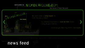 What Spokengroove.com website looked like in 2015 (10 years ago)