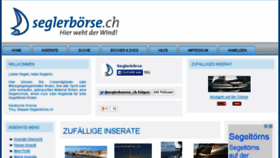 What Seglerboerse.ch website looked like in 2015 (9 years ago)