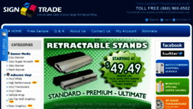 What Sign4trade.com website looked like in 2015 (9 years ago)