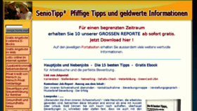 What Seniotipp.de website looked like in 2015 (9 years ago)