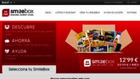 What Smile-box.es website looked like in 2015 (9 years ago)