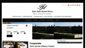 What Sjahotels.com website looked like in 2015 (9 years ago)