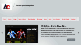 What Sportsbettingplace.net website looked like in 2015 (9 years ago)
