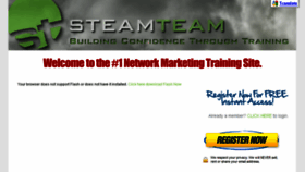 What Steamteam.ca website looked like in 2015 (9 years ago)