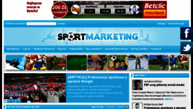 What Sportmarketing.pl website looked like in 2015 (9 years ago)