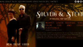 What Solveigandstevie.com website looked like in 2015 (9 years ago)