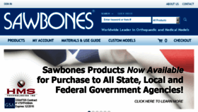 What Sawbones.com website looked like in 2015 (9 years ago)