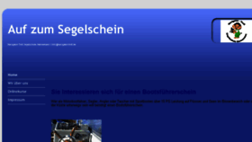 What Segelschule-hannemann.de website looked like in 2015 (9 years ago)