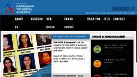 What Saraswatitech.com website looked like in 2015 (9 years ago)
