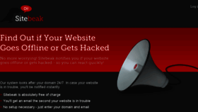 What Sitebeak.com website looked like in 2015 (9 years ago)