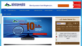 What Suleymaniyevakfi.com.tr website looked like in 2015 (9 years ago)