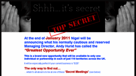 What Secretmeeting.co.uk website looked like in 2015 (9 years ago)