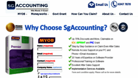 What Sgaccounting.net website looked like in 2015 (9 years ago)