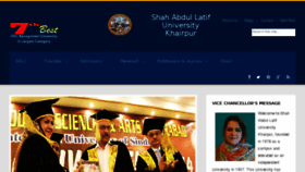 What Salu.edu.pk website looked like in 2015 (9 years ago)